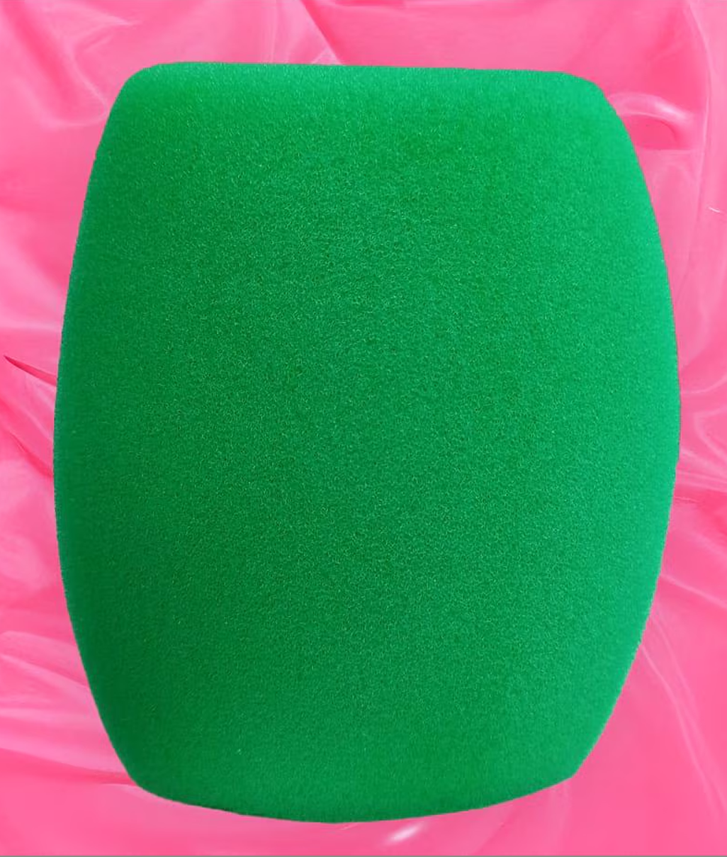 Custom Logo Triangle Sponge Microphone Windscreen