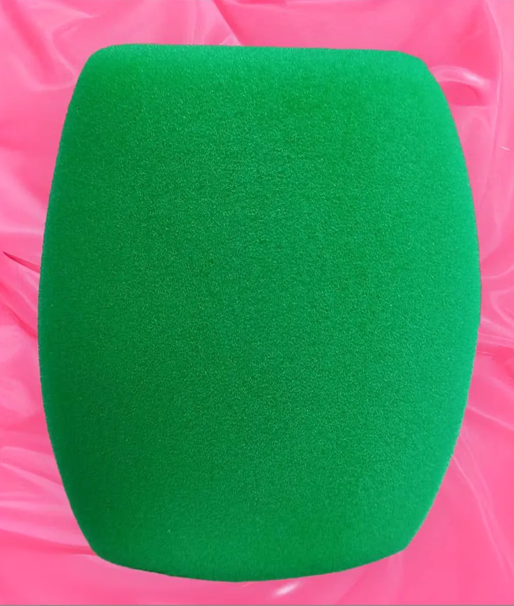Custom Logo Triangle Sponge Microphone Windscreen