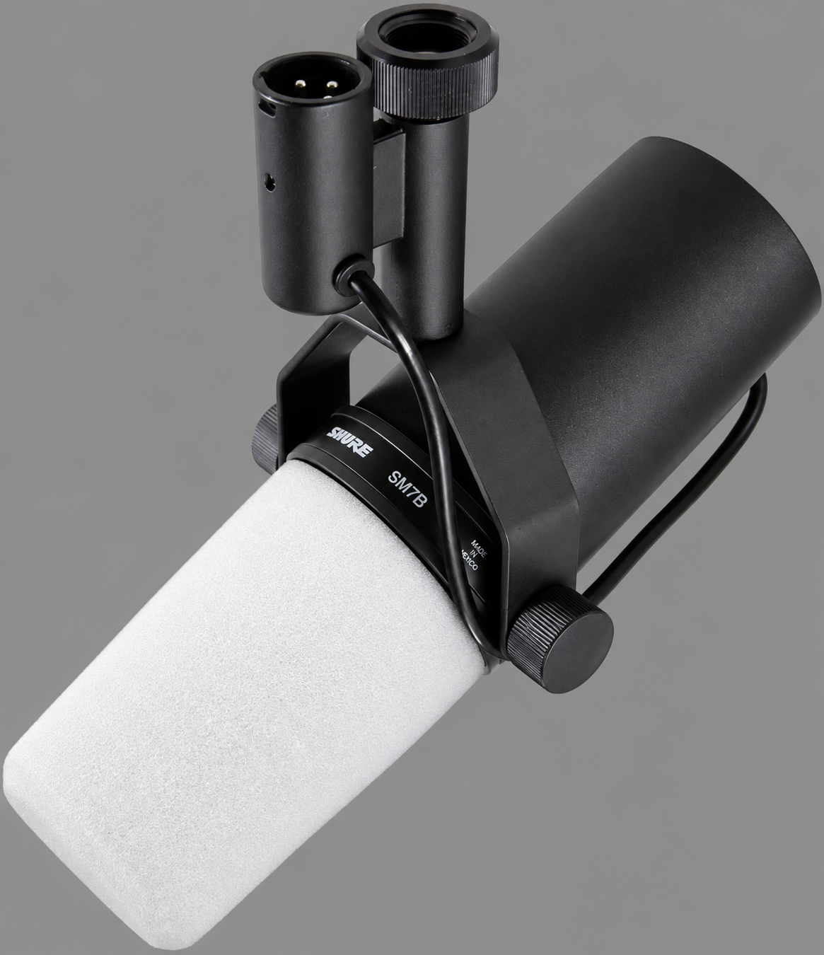Custom Shure SM7B PU Foam Logo Cover