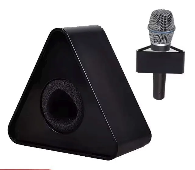 DIY Logo Microphone Flag: Triangle Broadcast Mic Box