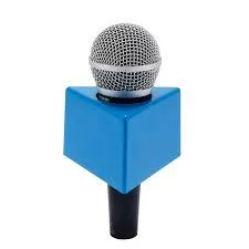 DIY Logo Microphone Flag: Triangle Broadcast Mic Box