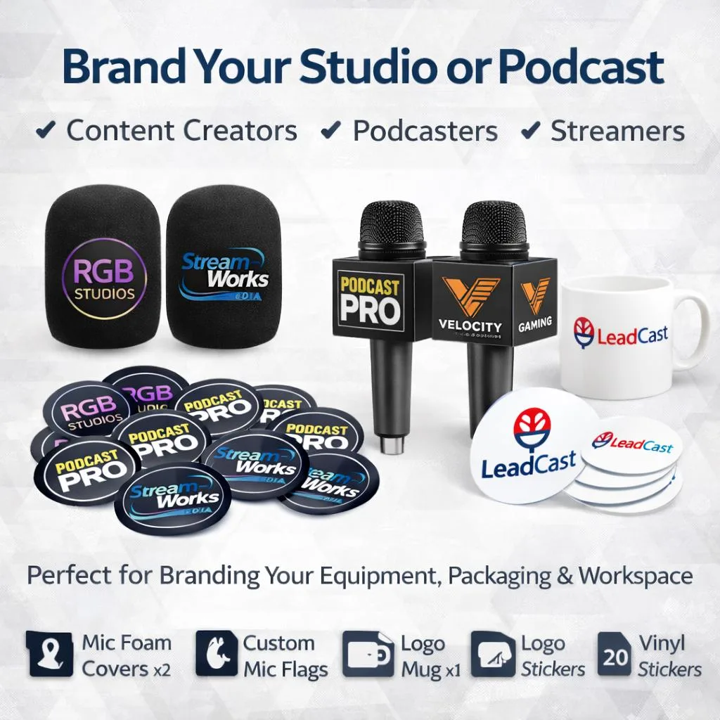 Studio Branding Kit – Custom Podcast & Creator Branding Bundle