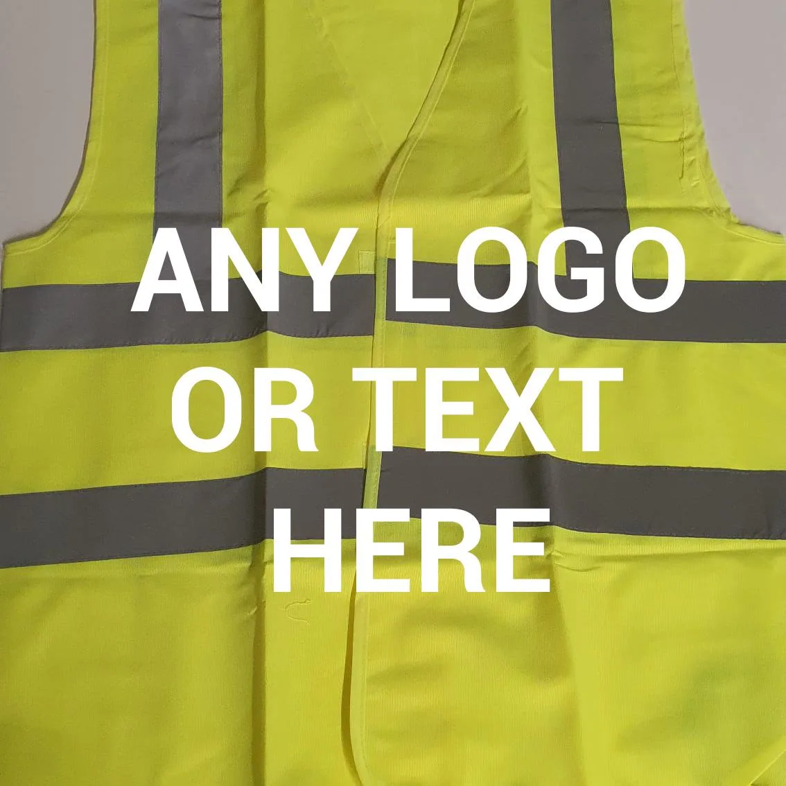 Personalized High Visibility Vest: Custom Text or Logo