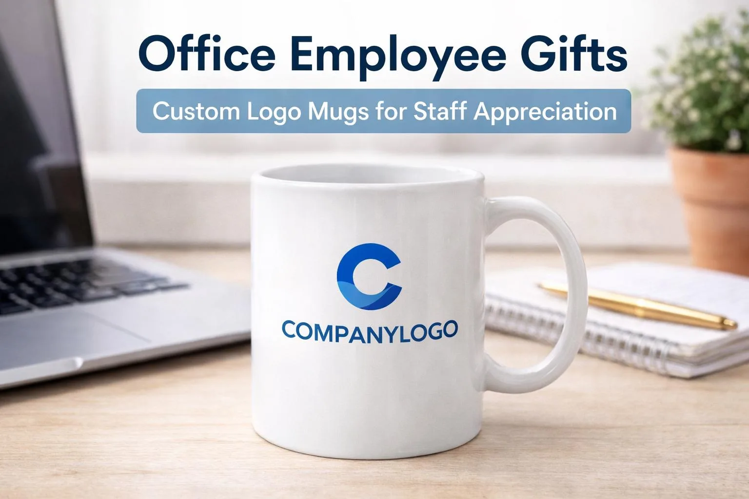 Office Employee Gifts – Custom Logo Coffee Mug, Corporate Staff Gift