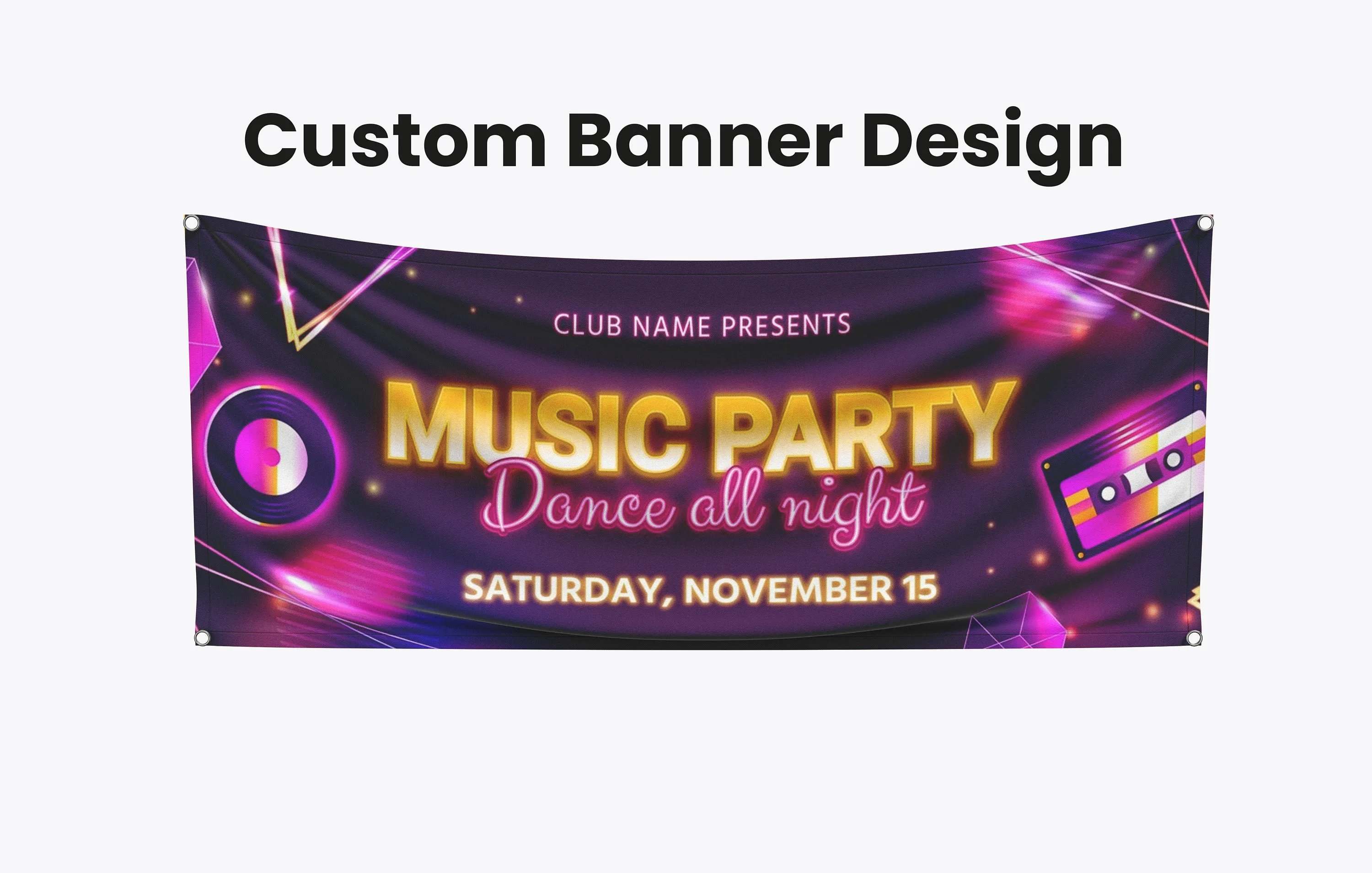 Custom Full Color PVC Banner Printing: Events, Retail, Parties
