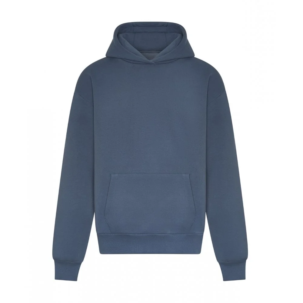 Custom Printed Heavyweight Signature Hoodie — AWDis JH120 in Airforce Blue
