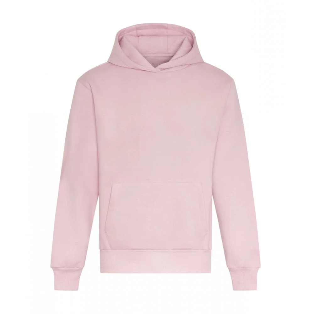 Custom Printed Heavyweight Signature Hoodie — AWDis JH120 in Baby Pink