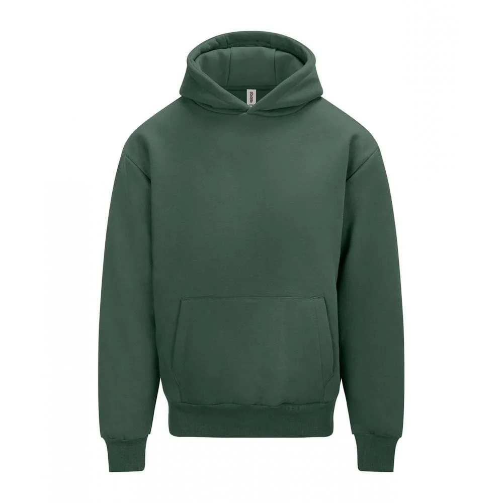 Custom Printed Heavyweight Signature Hoodie — AWDis JH120 in Bottle Green