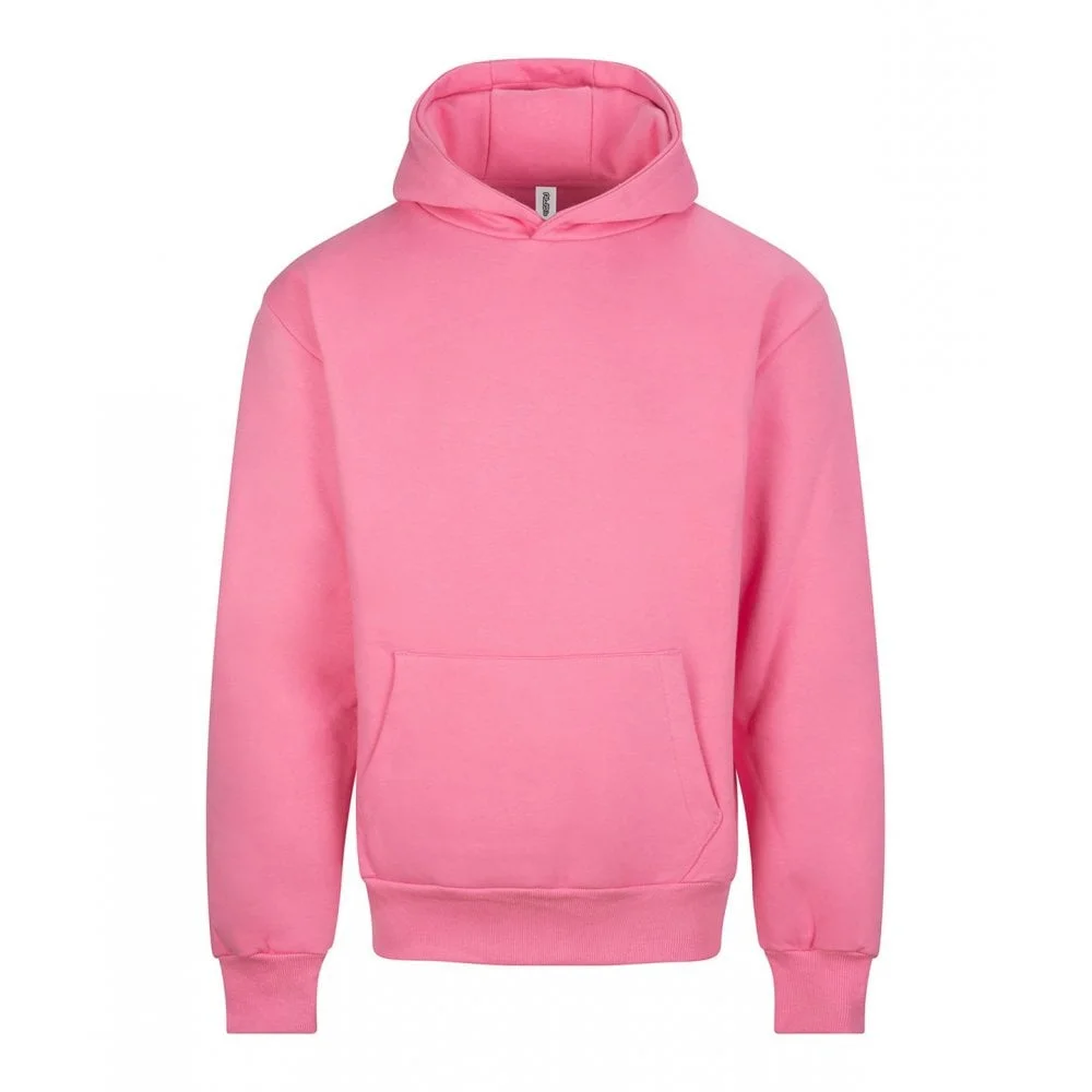Custom Printed Heavyweight Signature Hoodie — AWDis JH120 in Bubblegum Pink