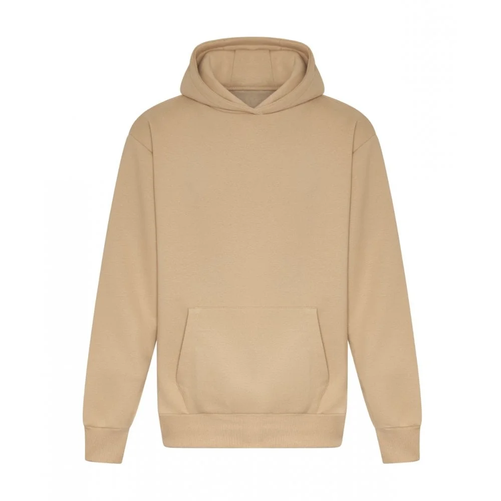Custom Printed Heavyweight Signature Hoodie — AWDis JH120 in Desert Sand