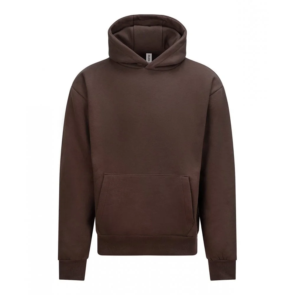 Custom Printed Heavyweight Signature Hoodie — AWDis JH120 in Espresso