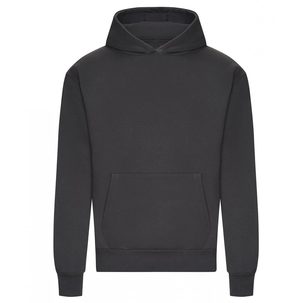 Custom Printed Heavyweight Signature Hoodie — AWDis JH120 in Solid Charcoal