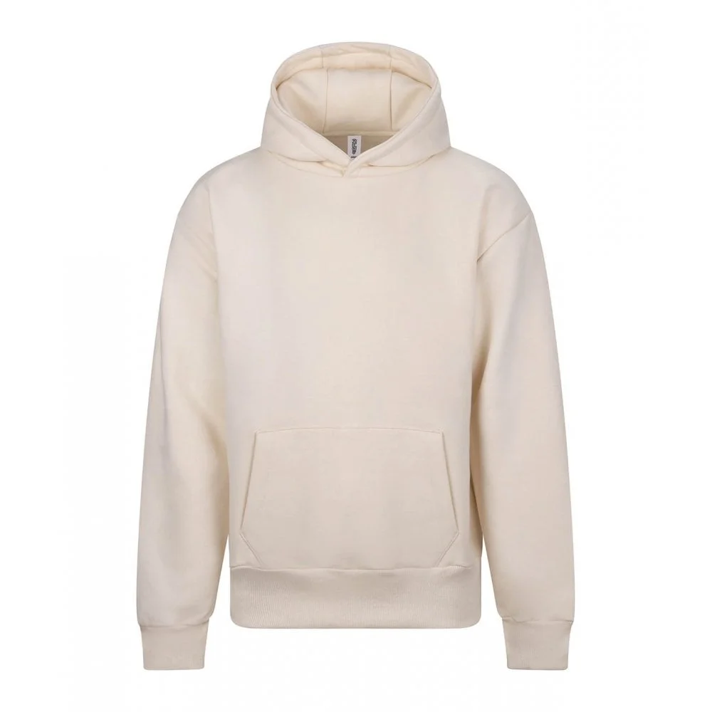 Custom Printed Heavyweight Signature Hoodie — AWDis JH120 in Vanilla Milkshake