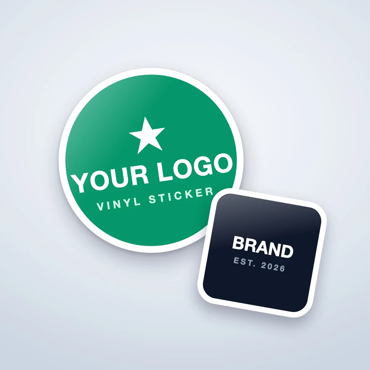 Custom Logo Vinyl Stickers