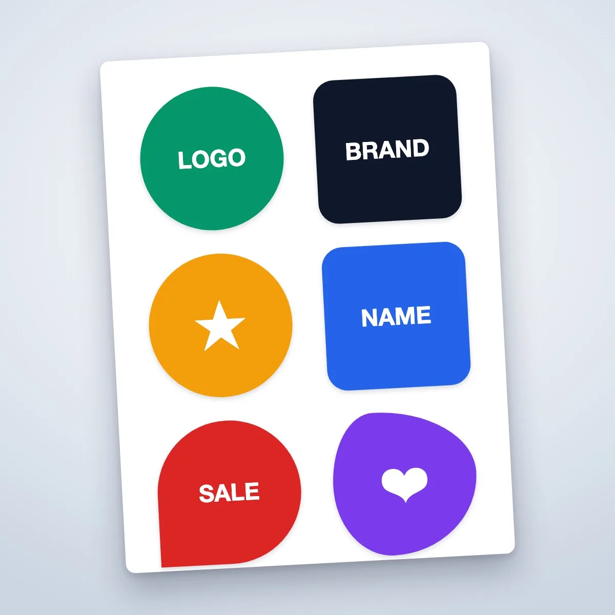 Custom Sticker Sheets (Mixed Designs) — custom-printed in London