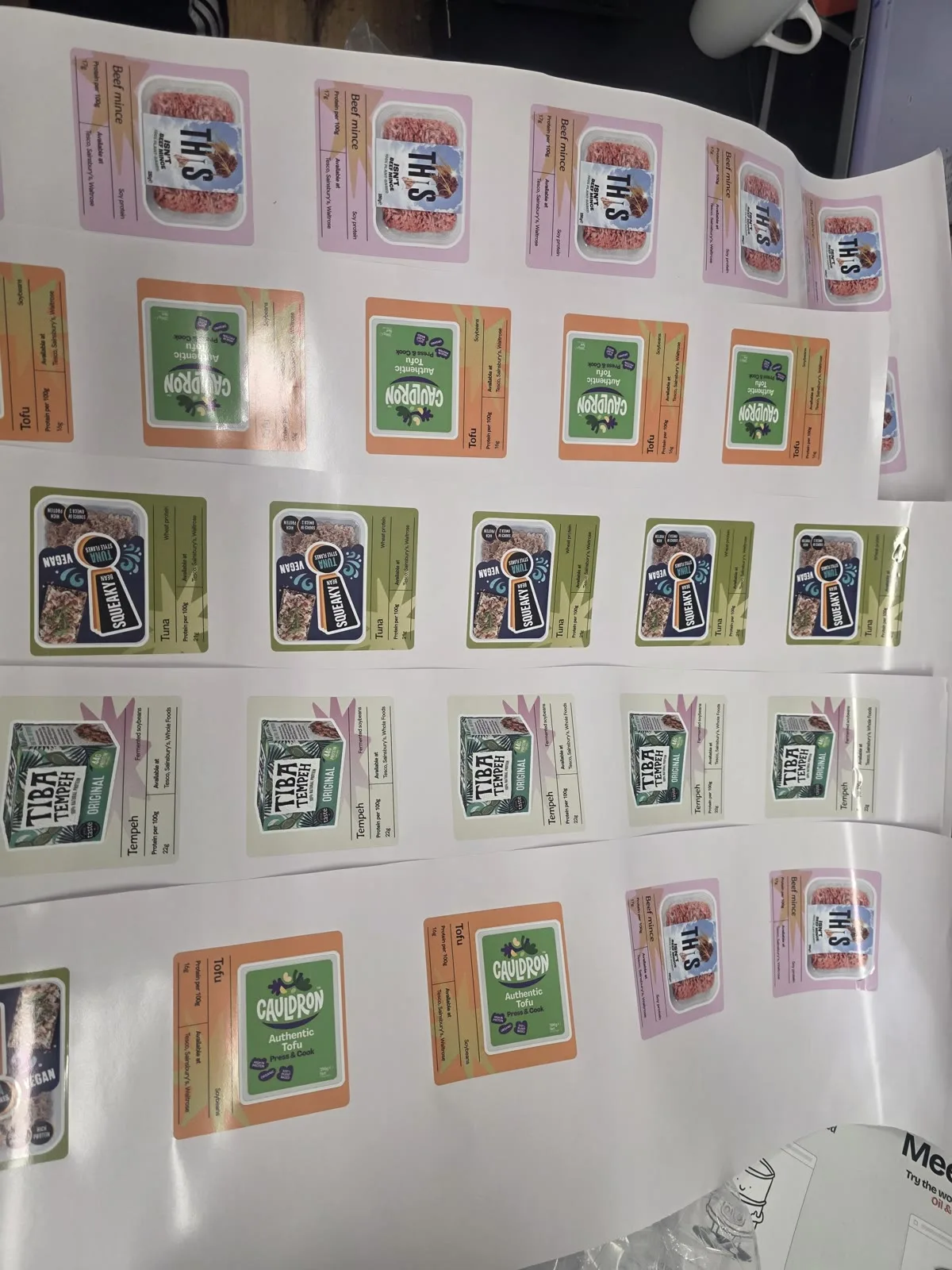Product Labels (Roll Format)