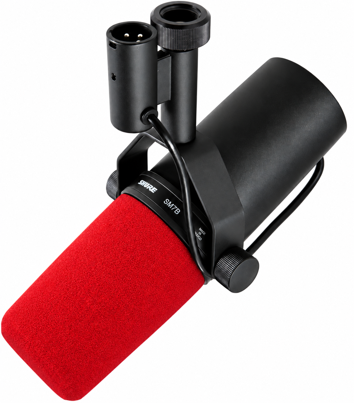 Custom Shure SM7B PU Foam Logo Cover